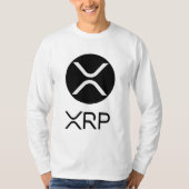 XRP暗号通貨 Tシャツ (正面)