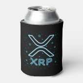 XRP暗号通貨XRPLブロックチェーン暗号星 缶クーラー (缶正面)