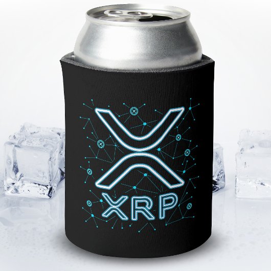XRP暗号通貨XRPLブロックチェーン暗号星 缶クーラー