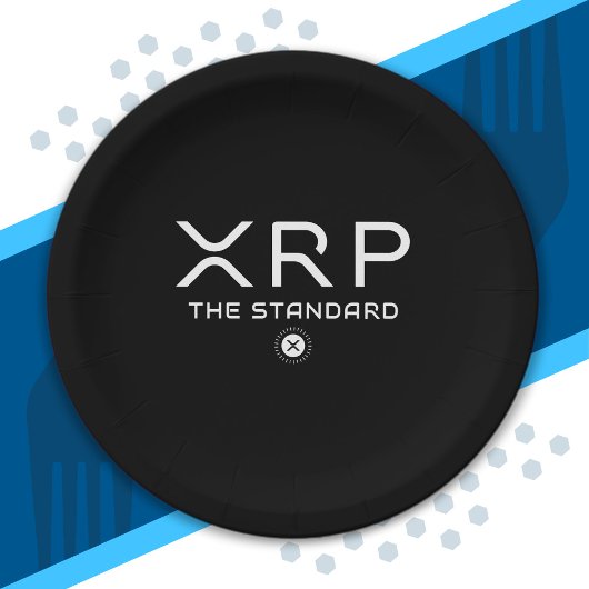 XRP標準引用文暗号ミーム暗号通貨 ペーパープレート