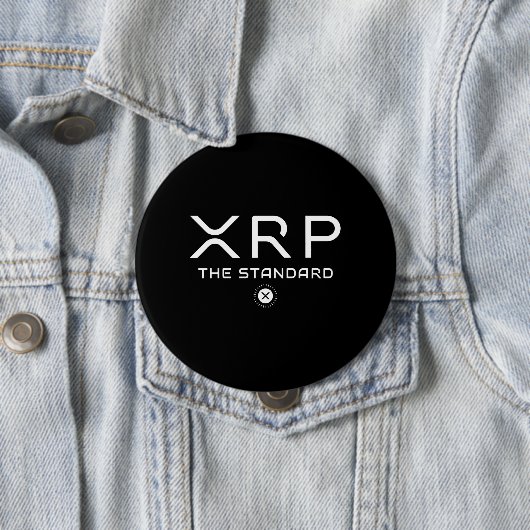 XRP標準引用文暗号ミーム暗号通貨 缶バッジ (インサイチュ)
