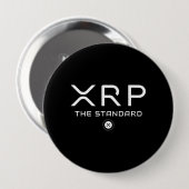 XRP標準引用文暗号ミーム暗号通貨 缶バッジ (正面&裏面)