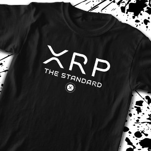 XRP標準引用文暗号ミーム暗号通貨 Tシャツ