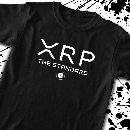 XRP標準引用文暗号ミーム暗号通貨 Tシャツ