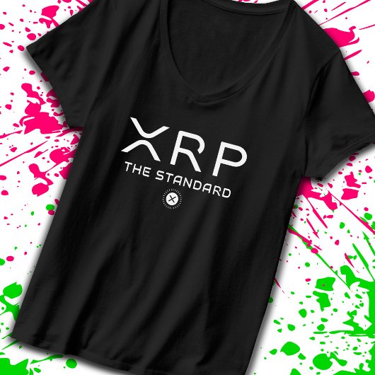 XRP標準引用文暗号ミーム暗号通貨 Tシャツ