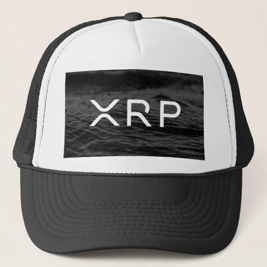 xrp、さざ波のBlack Hat会議の帽子 キャップ (正面)