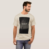 xrp、さざ波、砂の空のロゴのTシャツ Tシャツ (正面フル)