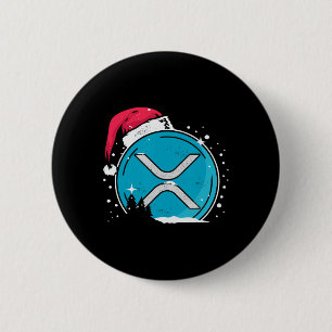 Xrp クリスマスハット ムーンショット Ripple 仮想通貨グッズを 缶バッジ