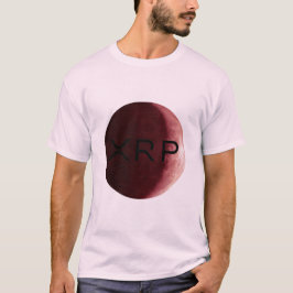 xrp、リップル、レッドムーンロゴtシャツ tシャツ