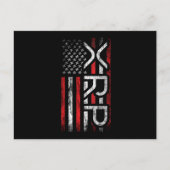 XRP Crypto Cryptocurrency American Flagミーム ポストカード (正面)
