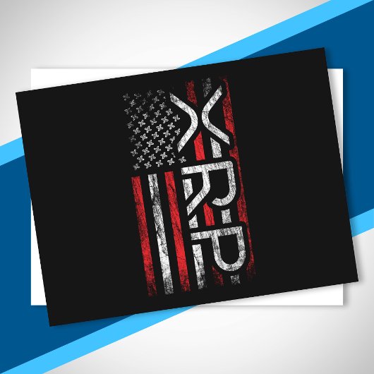 XRP Crypto Cryptocurrency American Flagミーム ポストカード