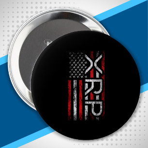 XRP Crypto Cryptocurrency American Flagミーム 缶バッジ