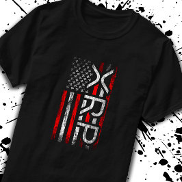 XRP Crypto Cryptocurrency American Flagミーム Tシャツ