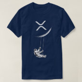 XRP Crypto Gift Cryptocurrency Blockchainコマンド Tシャツ (デザイン正面)