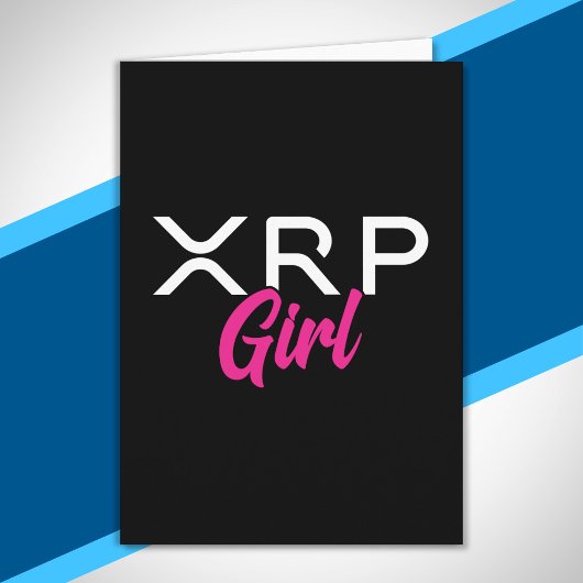 XRP Cryptocurrency - XRP Girl - Crypto Currency カード