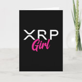 XRP Cryptocurrency - XRP Girl - Crypto Currency カード (正面)