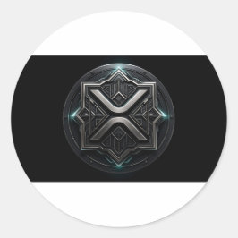 XRP Hard-Tech Crest Sticker ラウンドシール