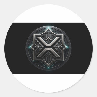 XRP Hard-Tech Crest Sticker ラウンドシール