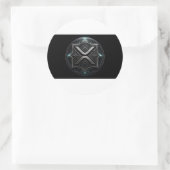 XRP Hard-Tech Crest Sticker ラウンドシール (バッグ)
