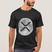 Xrp Moon Cryptocurrencyフード付きスウェットシャツ Tシャツ (正面)