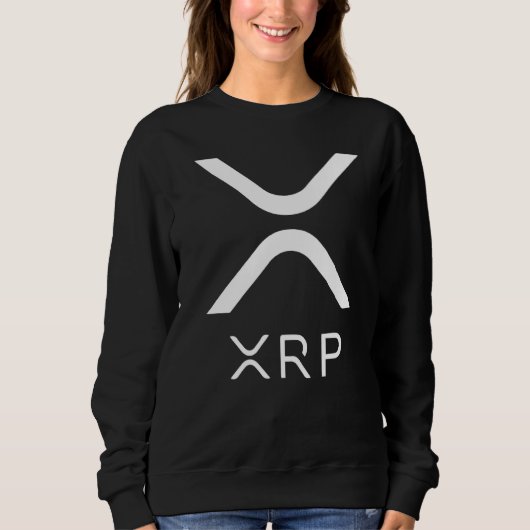 Xrp Ripple Altcoin暗号通貨支払いプロトコル スウェットシャツ (正面)