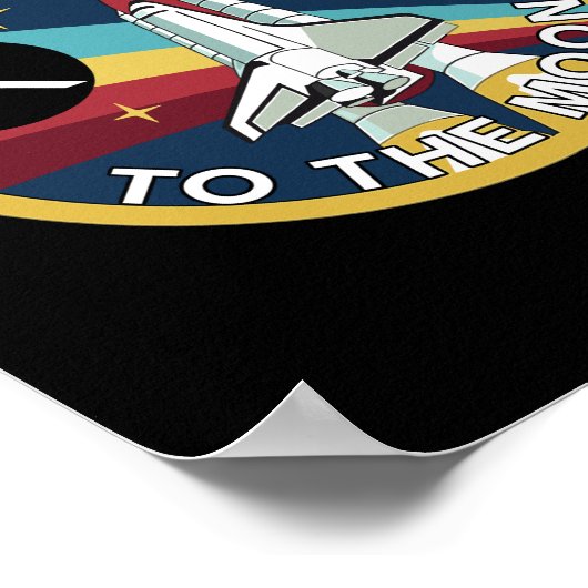 XRP-TO月 ポスター (角)