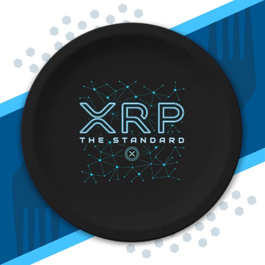 XRPLブロックチェーンXRP暗号通貨暗号星 ペーパープレート