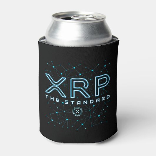 XRPLブロックチェーンXRP暗号通貨暗号星 缶クーラー (缶正面)