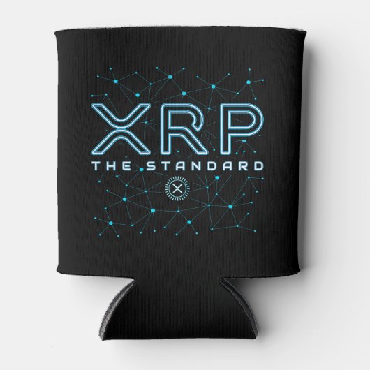XRPLブロックチェーンXRP暗号通貨暗号星 缶クーラー (正面)