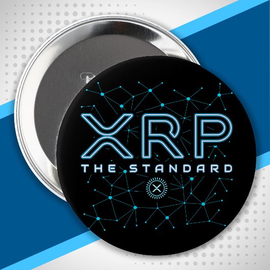 XRPLブロックチェーンXRP暗号通貨暗号星 缶バッジ