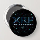XRPLブロックチェーンXRP暗号通貨暗号星 缶バッジ (正面&裏面)