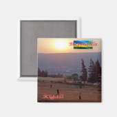 xRW006 KIGALI, Ruanda by Night，アフリカ マグネット (正面/裏面)