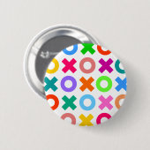 XsおよびOs 缶バッジ (正面&裏面)