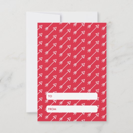 Xs & Os Classroom Valentine -バラ 招待状 (裏面)