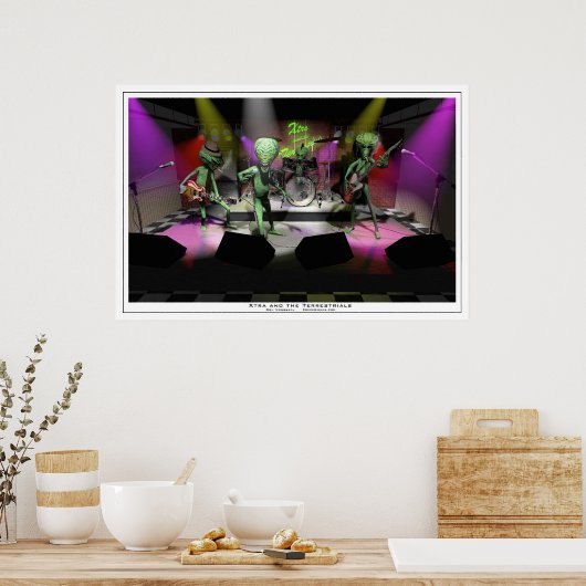 Xtraと地上 ポスター (キッチン)