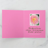 XTRA LARGEはグループから良い取得カスタマイズ可能なフローラ サンキューカード (内部)