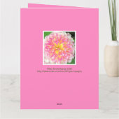 XTRA LARGEはグループから良い取得カスタマイズ可能なフローラ サンキューカード (裏面)