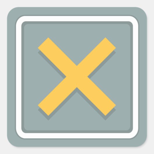 XtraMathアイコンシール スクエアシール (正面)