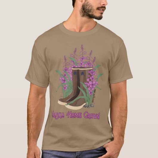 Xtratuf ファイア・アラスカ ホームグロウン tシャツ (正面)