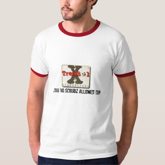 XTremBol 2008年"Scrubzによって割り当てられる"コップ無しが Tシャツ (正面)