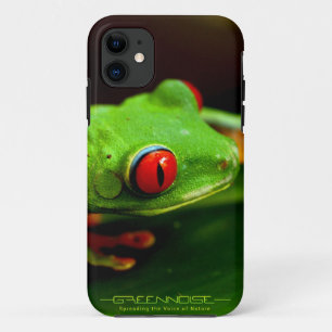 XtremeのiPhone 5の場合- "木を植えて下さい及びカエルを救って下さい iPhone 11 ケース
