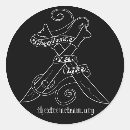 Xtremeチームシール ラウンドシール (正面)