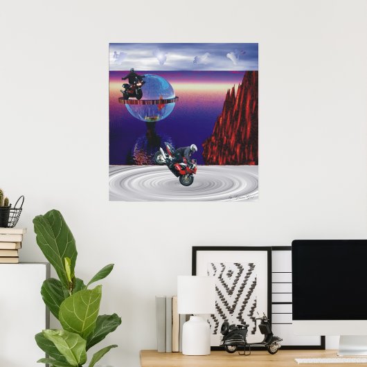 Xtreme通りby GixerGirl ポスター (ホームオフィス)