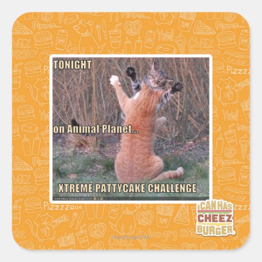 Xtreme PattyCakeチャレンジ スクエアシール (正面)