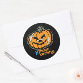 Xtreme Pumpkinカービング ラウンドシール (封筒)