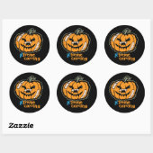 Xtreme Pumpkinカービング ラウンドシール (シート)