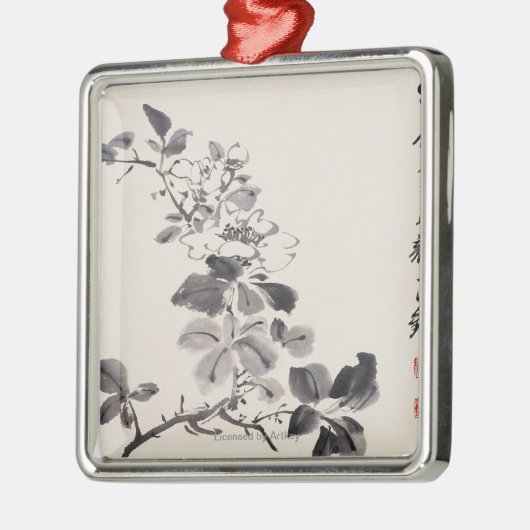 Xu Weiïの¿の½の模造でsによってはNo.5が開花します メタルオーナメント (左)