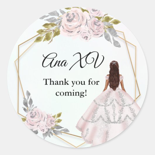 xvスタンプ ラウンドシール (正面)