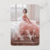 XVモダンキンセアニラ写真15th誕生日詳細 エンクロージャーカード (裏面)