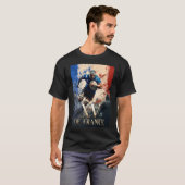 Xv de France, affiche rugby, ovalie Tシャツ (正面フル)